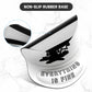 ITNRSIIET Ergonomic Mouse Pad with Gel Wrist Support Small Wrist Rest Smooth Surface Non-Slip PU Base Comfortable Office Supplies Pain Relief, 8.7 x 7.2 inches, Funny Black Cat