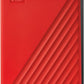 WD 5TB My Passport, Portable External Hard Drive, Red, Backup Software with Defense Against ransomware, and Password Protection, USB 3.1/USB 3.0 Compatible - WDBPKJ0050BRD-WESN