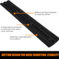 Heavy Duty Speed Bumps for Driveway, 2 Pack 6Ft Rubber Speed Bumps, 2 Channel Modular Traffic Speed Bump Hump Cable Protector Ramps for Asphalt Concrete Gravel Driveway Road with 6 Bolt Spikes