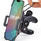 Bike & Motorcycle Phone Mount - For iPhone 16 (15, Xr, SE, Plus/Max), Samsung Galaxy S22 or any Cell Phone - Universal Handlebar Holder for ATV, Bicycle or Motorbike. +100 to Safeness & Comfort