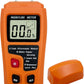 Digital Wood Moisture Meter Wood Humidity Tester Hygrometer Timber Damp Detector Large LCD Display (Orange)