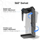 Suptek Adjustable Under Desk and Wall PC Mount,3.94 to 11.61 inch Wide Computer Case CPU Hanger Holder 360 Degree Rotatable Under-Desk PC Hanging Stand Holder Mount (ZJJ001L)