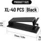 Adhesive Cable Clips Holder, Outdoor Light Clips, Black Cord Wire Clips, Sturdy Nylon Cord Wall Finisher Wire Clamp for Home, Car, Office Desk Wire Management (Black, XL-40 PCS)