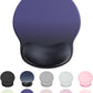 Ergonomic Mouse Pad Wrist Support, Comfortable Mouse Pad Wrist Rest, Relieve Wrist Pain Gel Mouse pad, Non-Slip Rubber Base Mousepad for Laptop, Computer(Gradient Klein Blue)