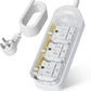 3 Outlets 6ft Extension Cord, Surge Protector Power Strip, 1875W Outdoor Power Strip Weatherproof, Mountable Small Power Strip for Office, Outdoor, Travel.