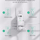 PD20W USB Outlet Extender Surge Protector - with Rotating Plug, 6 AC Multi Plug and 3 USB Ports (2 C), 3-Sided Swivel Power Strip Spaced Splitter for Home, Office, Travel