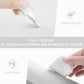 YSAGi Non-Slip Leather Desk Pad L Size, Waterproof Laptop Computer Desk Keyboard Mat, Table Protector Blotter Mat, Large Mouse Pad for Office/Work/Home/Decor(White, 35.4" x 17")