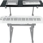 Rockville Z-SHELF Universal Shelf for Z-Stand and X-Stand, 35.4x13.78in Steel Platform, Foam-Padded Edge, Lightweight 7.3 lbs, for Musicians and DJs