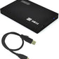 2.5'' 1TB Ultra Slim Portable External Hard Drive USB3.0 HDD Storage for PC/Desktop/Laptop/MacBook/Chromebook/Xbox One (Black)