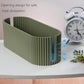 Cable Management Box Large Cable Organizer Box for Power Strips, Surge Protectors, Chargers, Adapters, TV Computer Wires Cable Hider Organizer Box with Cable Ties，Clip Holders - Khaki