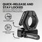 Barbell Clips (Pair), Barbell Clamps, Quick Release Olympic Barbell Clamps with Anti Slip TPR Grip, Barbell Collars for Secure Weightlifting & Powerlifting