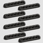 USB Cable Organizer Clips Cord Holder,8 Packs (5-Slots) Black Self Adhesive Desk Cord Cable Management