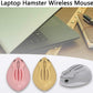 2.4GHz Wireless Mouse Cute Hamster Shape Less Noice Portable Mobile Optical 1200DPI USB Mice Cordless Mouse for PC Laptop Computer Notebook MacBook Kids Girl Men Women Adults Gift (Yellow)