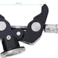 NICEYRIG Super Clamp to Rosette Mount Adapter, Maximum 50mm Adjustable Jaw Applicable for Desk Tripod Monopod Studio Light Stand - 593