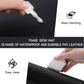YSAGi Non-Slip Leather Desk Pad XL Size, Waterproof Laptop Computer Desk Keyboard Mat, Table Protector Blotter Mat, Large Mouse Pad for Office/Work/Home/Decor(Black, 47.2" x 23.6")-No Band