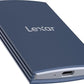 Lexar 2TB Armor 700 Portable SSD, Up to 2000MB/s, USB 3.2 Gen 2x2, Rugged, IP66 Water & Dust Resistance, Compatible w/iPhone 15/16, Cameras, Gaming, External SSD, Dark Blue (LAR700X002T-RNLNU)