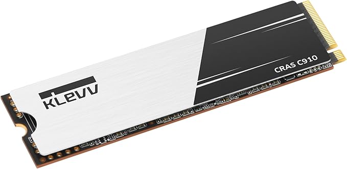 KLEVV CRAS C910 2TB M.2 2280 NVMe PCIe Gen4x4 Laptop & Desktop Internal SSD Heatsink Included, up to 5200MB/s (K02TBM2SP0-C91)