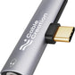 CableCreation USB C to 3.5mm Headphone and Charger Adapter, 2 in 1 Type-C to 3.5mm Audio Hi-Res with PD Fast Charge, USB C to Aux with Charging Dongle for iPhone 16 15 Pro Max, Galaxy 24+, Pixel, iPad