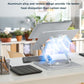 Adjustable Laptop Stand for Desk - Portable Laptop Riser with Rotating Base, Foldable Aluminum Computer Stand, Ergonomic Laptop Holder for MacBook Pro/Air Dell HP Lenovo Notebook up to 16" (Silver)