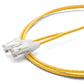 TRUECABLE Cat6 Component Rated Patch Cable, Unshielded (U/UTP), 3ft, Yellow, 28AWG Solid Copper, Snagless 10G High-Speed Ethernet Cable, PoE++ 4PPoE 100W, UL Listed, RoHS-3, 1 Pack