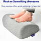 C CUSHION LAB Ergonomic Foot Rest for Under Desk - Patented Massage Ridge Design Memory Foam Foot Stool Pillow for Work, Home, Gaming, Computer, Office Chair - Footrest for Back & Hip Pain Relief