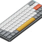 nuphy Air60 V2 Portable Wireless Keyboard 60% Low Profile Mechanical Keyboard Support QMK/VIA Compatible with Windows/mac OS/Linux Supports Bluetooth 5.1/2.4GHz/USB-C Grey-Gateron Cowberry Switch