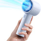 JISULIFE Portable Handheld Fan, 4000mAh Rechargeable Mini,Up to 22 Hours Cooling,5 Speed Strong Wind, USB Personal Fan for Travel Outdoor Camping Beach Makeup（Blue）