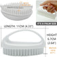 Scrub Brush for Cleaning Scrubbing Heavy Duty Stiff Nylon Bristles Cleaning Brush Multi-Purpose, White & Small Size