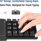 RaceGT Bluetooth Number pad, 19-Keys Wireless Numeric Keypad, Portable Mini Multi-Function Accounting Number Keypad Keyboard Extensions for Laptop/Desktop/Notebook