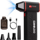 GOOLOO F1 Compressed Air Duster,4 Gear 160000RPM Electric Air Duster, Rechargeable Cordless Air Blower with LED Light, Mini Blower Desk Vacuum Cleaning Kit for Computer Keyboard Home Car Dust Removal