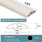 Floor Cord Cover Self Adhesive Cord Hider Floor Extension Cord Covers for Floor Power Cord Protector Cable Management Prevent Cable Trips Cable Cavity 0.59" W x 0.31" H (Beige Wood, 3.3Ft)