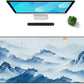 Galdas Gaming Mouse Pad XXL XL Large Long Extended Big Mousepad Non-Slip Rubber Keyboard Mouse Pad with Stitched Edges for Laptop Home Office (31.5x11.8x0.08 Inch)-Landscape