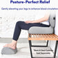 C CUSHION LAB Foot Rest for Under Desk at Work - Adjustable Memory Foam Foot Rest for Office Chair & Gaming Chair - Ergonomic Design for Back & Hip Pain Relief - Wellness Green