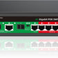STEAMEMO 8 Port Gigabit Ethernet Unmanaged PoE Switch, 4 Gigabit PoE+ @65W Built-in Power, 2 Uplink Gigabit Port + 2 SFP Slot, VLAN Mode, 802.3af/at, Desktop/Wall-Mount, Plug & Play