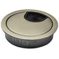 1 Pcs Desk Grommet 2-1/16" / 53 mm, Desk Cord Hole Cover, Cable Grommet Metal Zinc Alloy Materilal, Desk Hole Grommet for Home & Office Pc, Detachable Cable Cord Organizer-Bronze