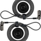 I3C Laptop Cable Lock 4 Digital Combination Lock Security Computer Cable Lock Anti Theft Combination Lock Compatible for Tablet Laptop (2 Packs)