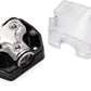 2 Way Power Distribution Block 1x 0 GA in 2X 0 GA Out Circuit Protector Distribution Connecting Blocks for Car Audio Splitter,2Pcs