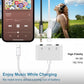 Microphone & 3.5mm Headphone Adapter for iPhone Microphone Adapter for Live-Streaming with Charging Port Lighting to Audio & MIC Adapter Compatible with iPhone/iPad