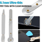 Spudger Pry Tool Kit 8 Piece Opening Tool, Metal Spudger Tool Kit, Ultra-Thin Prying & Open Tool for iPhone, Laptop, iPad, Cell Phone, MacBook, Tablet, Computer, Electronics Repair