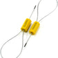 Leadseals(R) 100 Steel Cable Seals Metal Security Seal Numbered Metal Truck Trailer Seals Security Tags Tamper Evident Tags Container Seals Pull Tight Steel Wire Seals (Yellow, 100pcs)