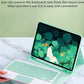 AnMengXinLing Lovely Keyboard Case for iPad 9th/8th/7th Generation with Mouse,Case for iPad9 iPad8 iPad7 10.2 inch with Pencil Holder and Deatachable Keyboard Mouse, Mint Green