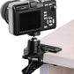 SLOW DOLPHIN Tripod Clip Clamp Mount Flash Reflector Holder for Studio Backdrop Camera with 360 Swivel Tripod Mini Ball Head Standard 1/4" Screw,SLR, Digital SLR, Video Came(2PACK)