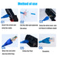 PETECHTOOL RJ45 Cat6 Pass Through Connectors Gold Plated 8P8C Ends and Blue Strain Relief Boots for CAT6 RJ45 Ethernet Network Cable Connector Plug Cover 100/100 (200 Packs Total)