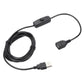 MECCANIXITY USB Extension Cable with ON/Off Button Switch 2m USB Male to Female Extension Cord for Desk Lamp Fan LED Light Strip Black Pack of 2