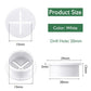 20Pcs Desk Grommet, 3/4" (20mm) White Silicone Cord Hole Cover, Flexible Rubber Wire Grommets, Wall Grommets for Cables Management, Table, Countertop, Cabinets and Furnitures Wire Organizer