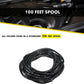Kable Kontrol Vortex Spiral Cable Wrap - 1/2” Inch 100’ Feet Long - Hose Protector Flexible Polyethylene Wire Conduit Tubing Cable Sleeve Cord Cover to Organize Wires – Natural