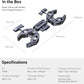 SMALLRIG Double Clamp Mount, Umbrella Clamp, Super Clamp Arm, for Chair, Pole, Tripod, C Stand, Handlebar, All Metal Max Load Capacity 3.5kg
