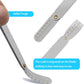 Spudger Pry Tool Kit 8 Piece Opening Tool, Metal Spudger Tool Kit, Ultra-Thin Prying & Open Tool for iPhone, Laptop, iPad, Cell Phone, MacBook, Tablet, Computer, Electronics Repair