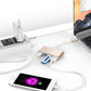 LENTION 4-in-1 USB-C Hub with Type C, USB 3.0, USB 2.0 for 2024-2016 MacBook Pro (M1-M4), iPhone 16-15 New Mac Air/Surface, ChromeBook, More, Multiport Charging & Connecting Adapter (C13, Gold)