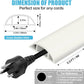 Floor Cord Cover Cable Cavity Self Adhesive Cord Hider Floor Floor Cable Management Power Cord Protector Floor Electric Cord Covers for Offices, Gym, Exhibitions (Beige, 2.36" x 3.3')